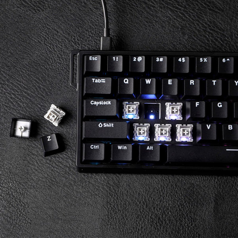 Teclado Gamer AULA WIN68 HE 8000Hz de Resposta RGB South-Facing
