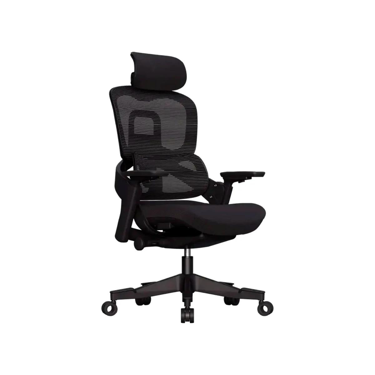 Cadeira Ergonômica Elements Calira Preta Premium para Escritório e Home Office Conforto e Postura Correta - ELEM-72119