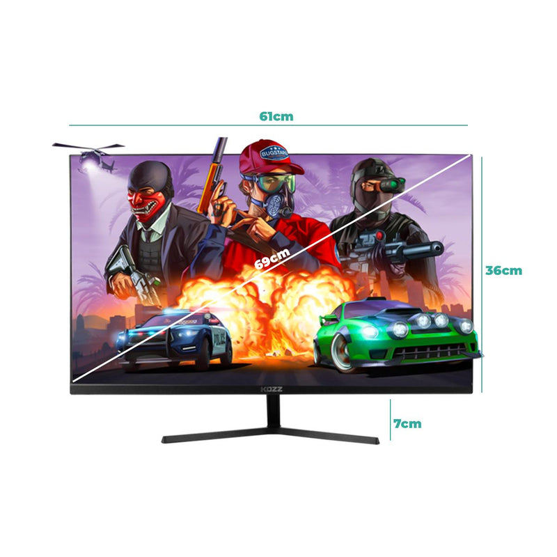 Monitor QHD 27 Polegadas Kozz 100Hz 5ms Imagens Nítidas para Gamer - KZ-M2715Q