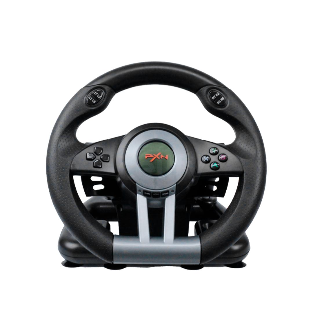 Kit Simulador de Corrida PXN V3PRO Volante Com Paddle Shift + Pedais Analógicos Freio e Acelerador