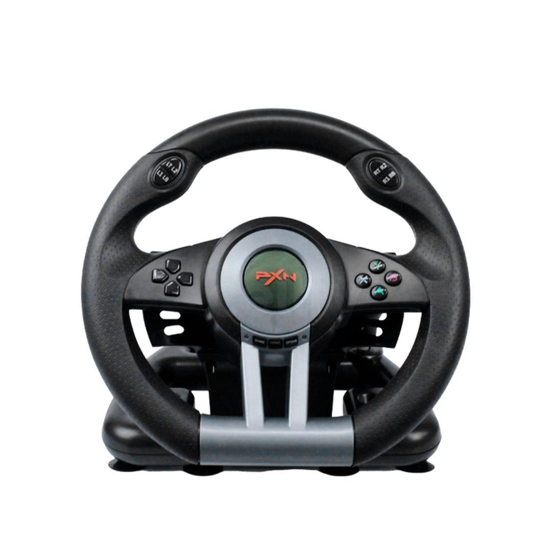 Kit Simulador de Corrida PXN V3PRO Volante Com Paddle Shift + Pedais Analógicos Freio e Acelerador