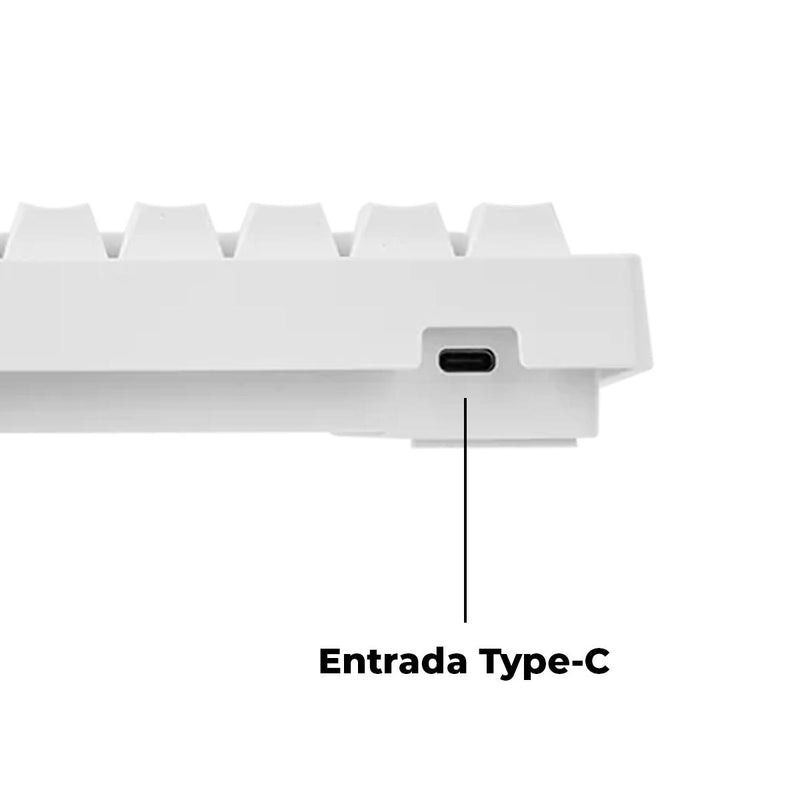 Teclado Gamer Magnético 65% EPOMAKER HE68 Lite com Rapid Trigger e 8000Hz