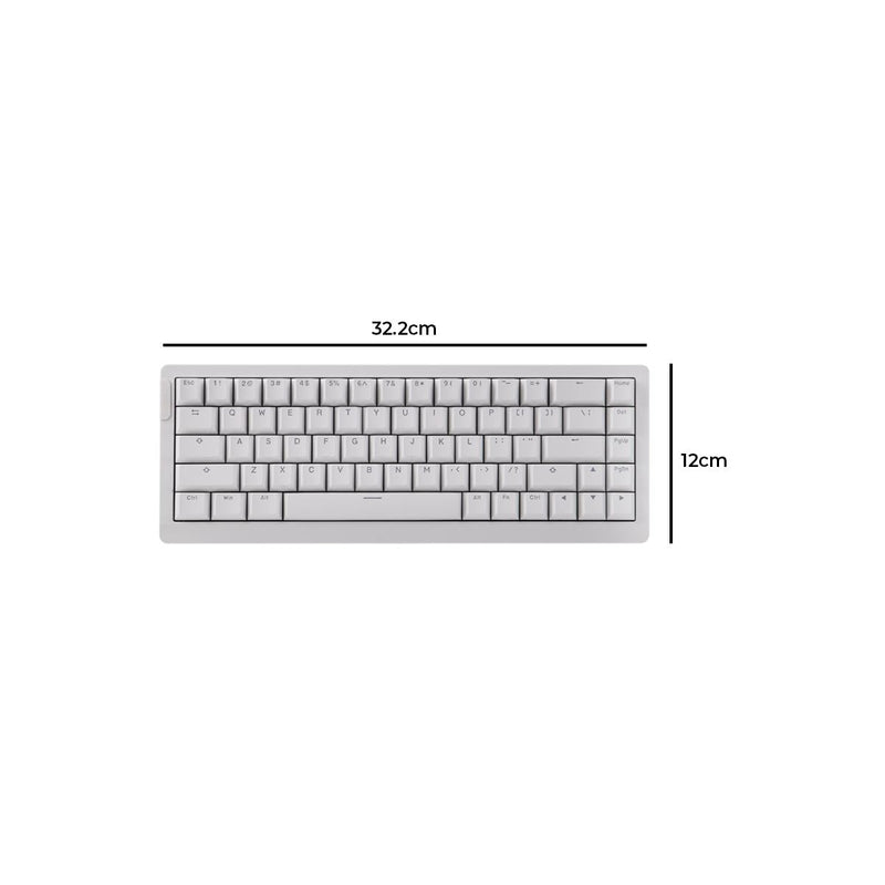 Teclado Gamer Magnético 65% EPOMAKER HE68 Lite com Rapid Trigger e 8000Hz
