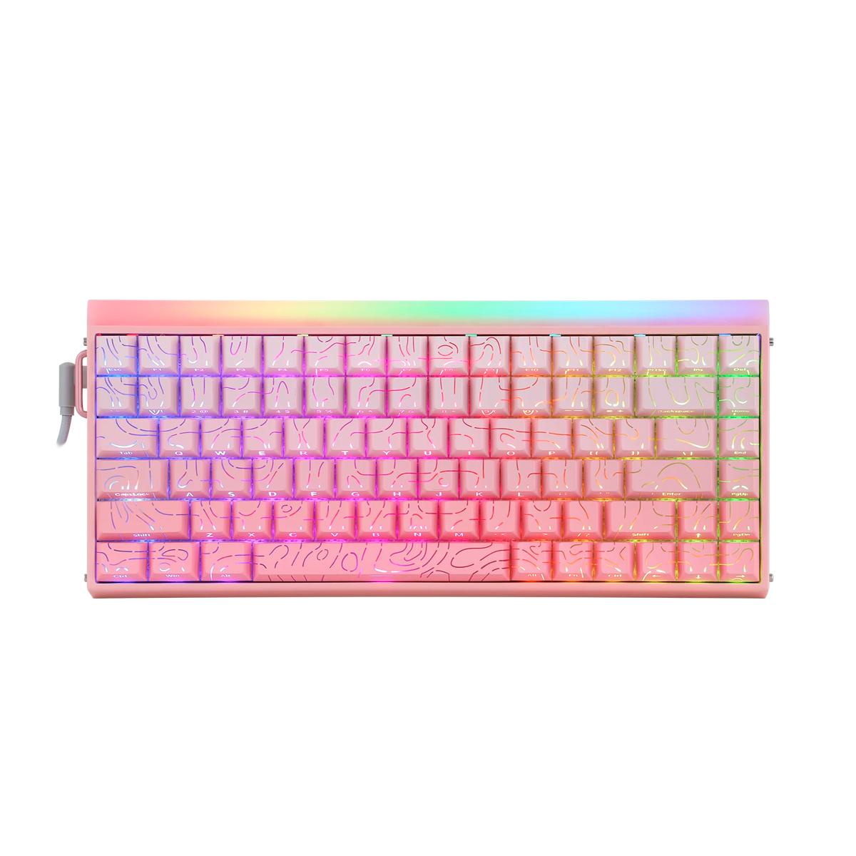 Teclado Mecânico AULA Hero84 HE Hall Effect 8K Polling Rate Rapid Trigger 0,01mm
