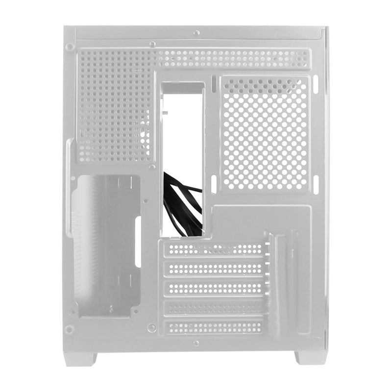 Gabinete Gamer Mini Tower Aitek Lateral Transparente, Suporte Water Cooler e 5 Slots - AGP-M33160B