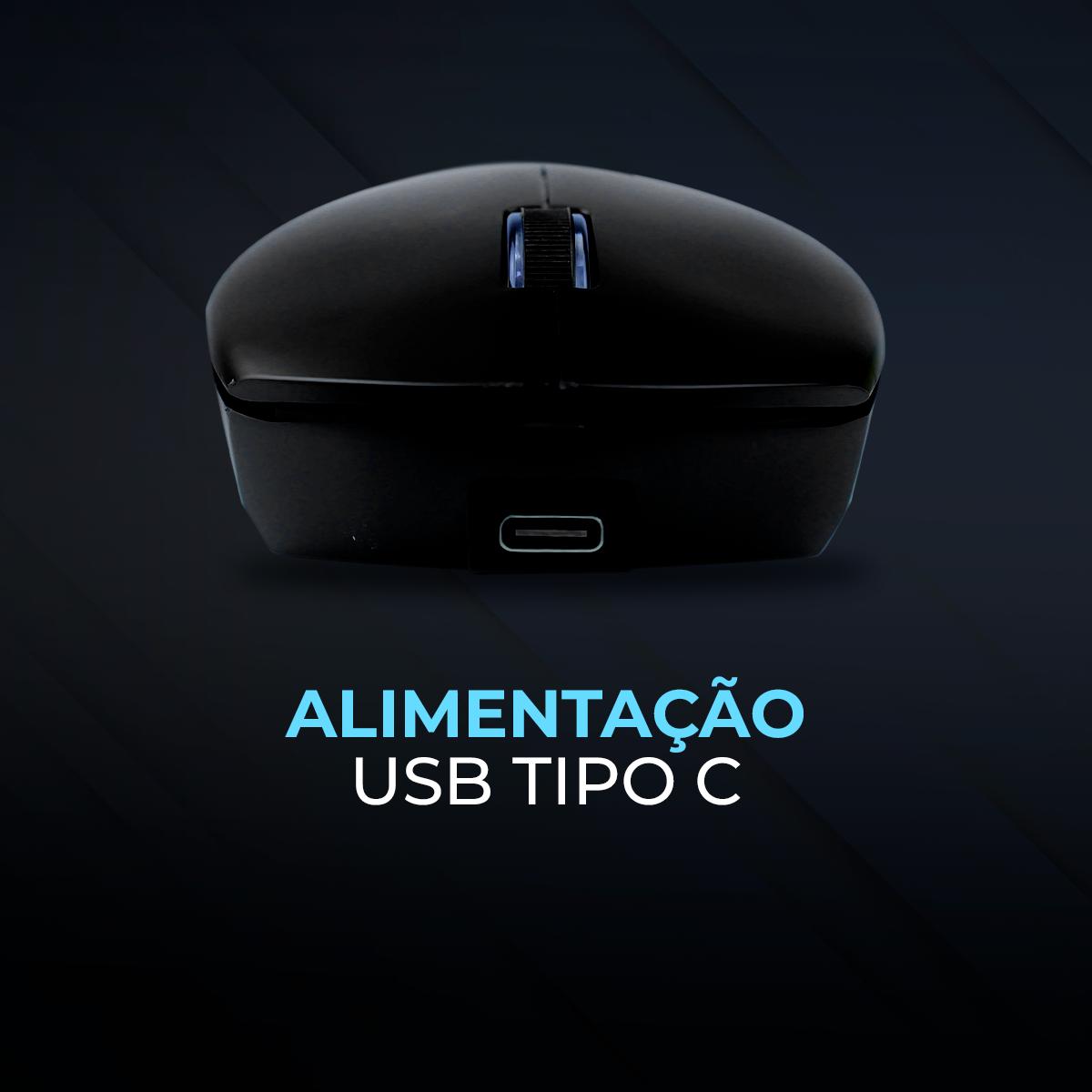 Mouse Gamer 9D Led RGB Aura Sync 12800 dpi 9 Botões com Fio