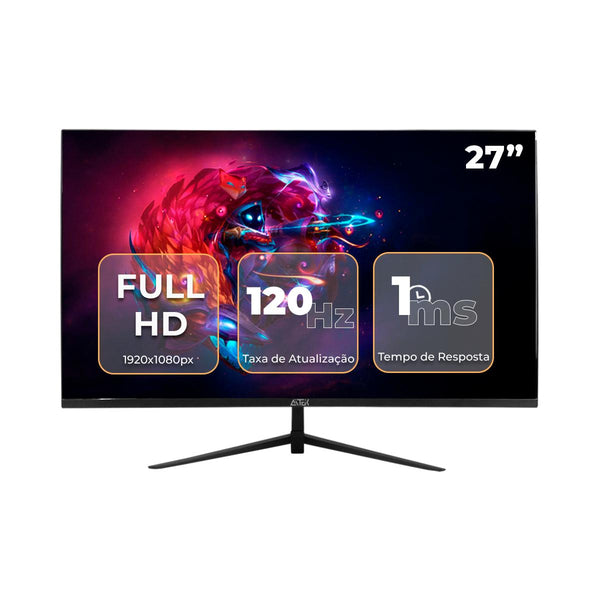 Monitor Gamer Curvo Grasep Tela 27 Polegadas VA Full HD 120Hz 1ms Bivolt - DELTA-M2711AC