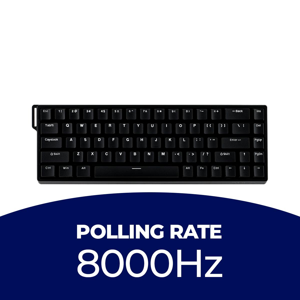 Teclado Gamer AULA WIN68 HE 8000Hz de Resposta RGB South-Facing