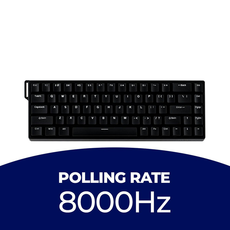Teclado Gamer AULA WIN68 HE 8000Hz de Resposta RGB South-Facing