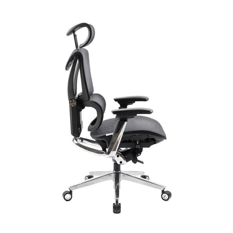 Cadeira Ergonômica Premium KOZZ com Apoio Lombar e Encosto Reclinável - KZ-CE02