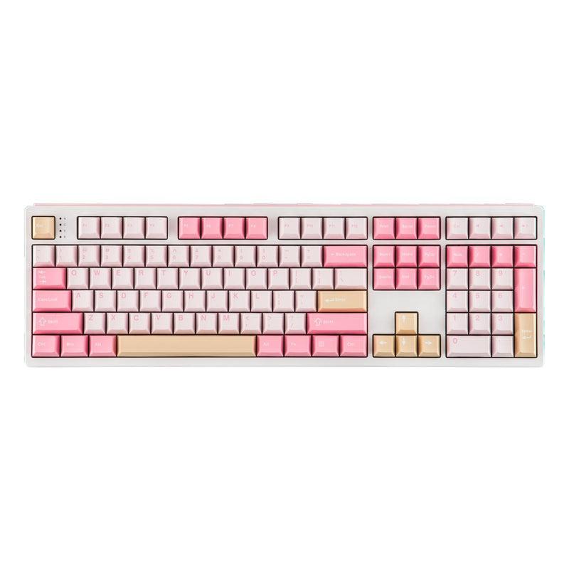 Teclado Gamer EPOMAKER TH108 Rosa Tri-Modo Hot-Swap