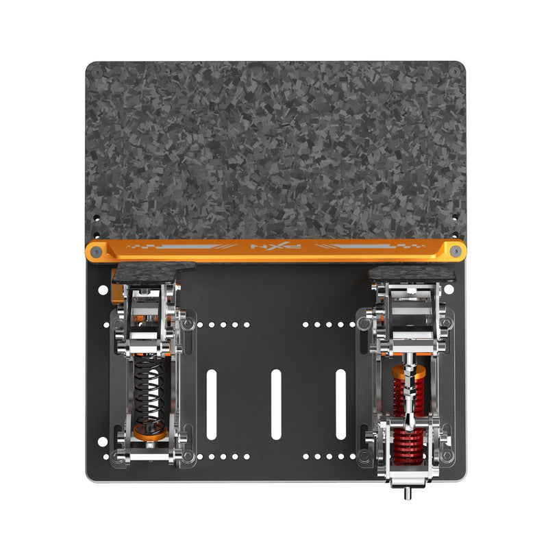 Pedal Freio e Acelerador Gamer Vector X PXN Sim Racing com Duplo Sensor Resolução 24 Bits - PXN-PDLP-BT