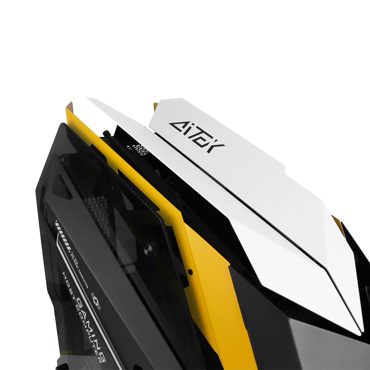 Gabinete Gamer RGB USB 3.0 Aitek ATX/M-ATX Design Futurista - DELTA-PHANTOM-GMP