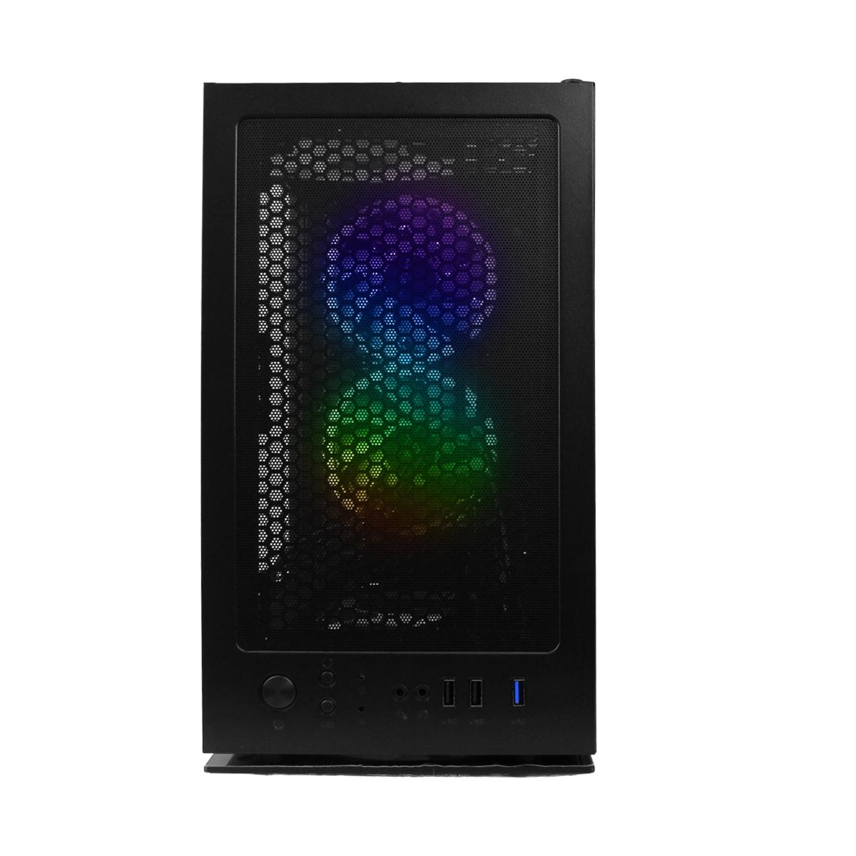 Gabinete Gamer RGB Vidro Temperado Grasep 6 Fans Inclusos USB 3.0 ATX Baia Para SSD- D-ATX15
