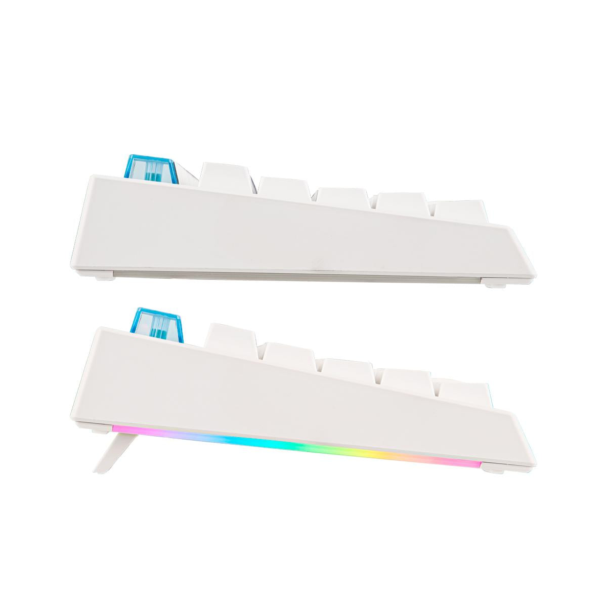 Teclado Gamer EPOMAKER G84 HE 80% Switches Magnéticos Creamy Jade Conexão Tri-Mode