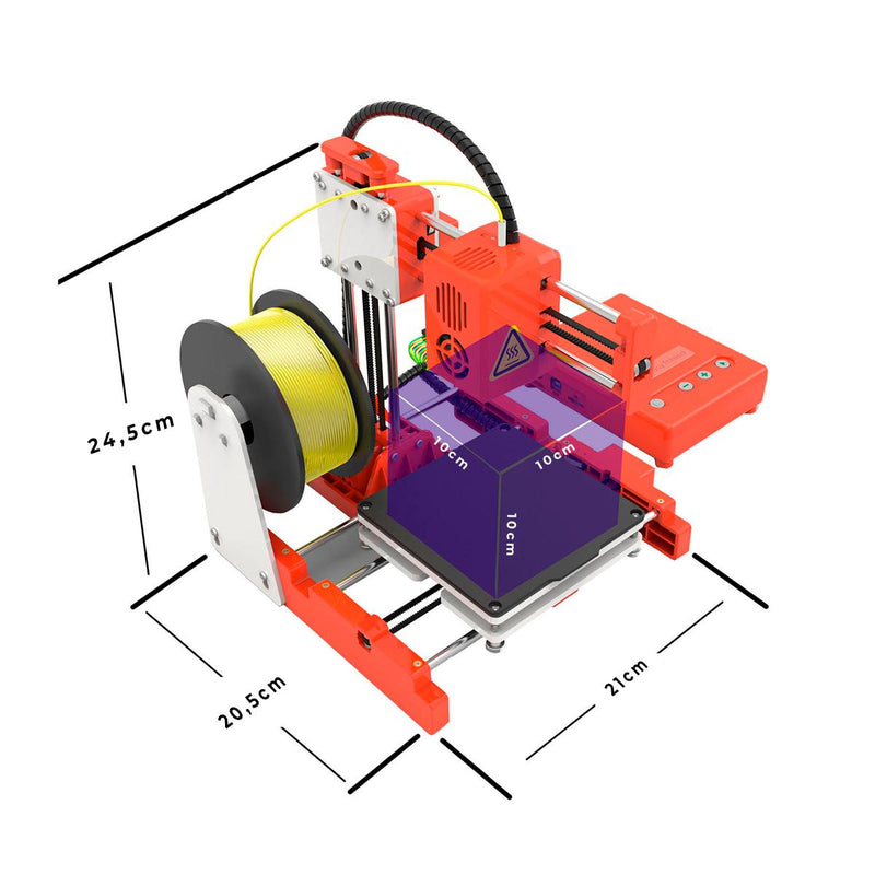 Mini Impressora 3D Easythreed X1 12V Filamento Alta Precisão - ED-X1