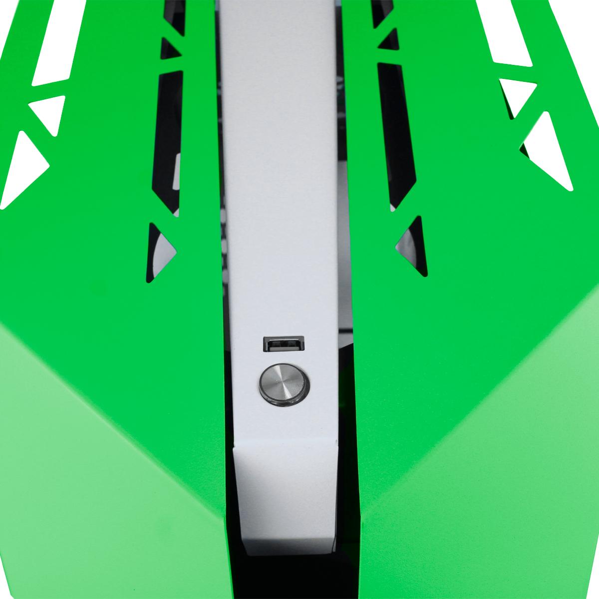 Gabinete Gamer Aitek RGB Lateral Vidro Temperado Suporte Water Cooler 240mm - DELTA-VIPER-GA