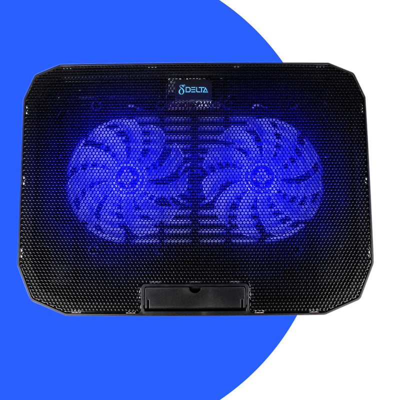 Suporte para Notebook Aitek com Cooler Duplo LED RGB Refrigeração Eficiente - DELTA-B1122