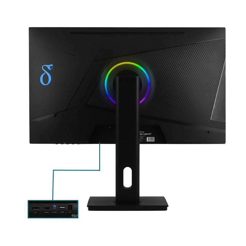 Monitor Gamer 27'' Aitek Full HD 180Hz 1ms HDMI DisplayPort AMD FreeSync Função Vertical - DELTA-M2712APRO