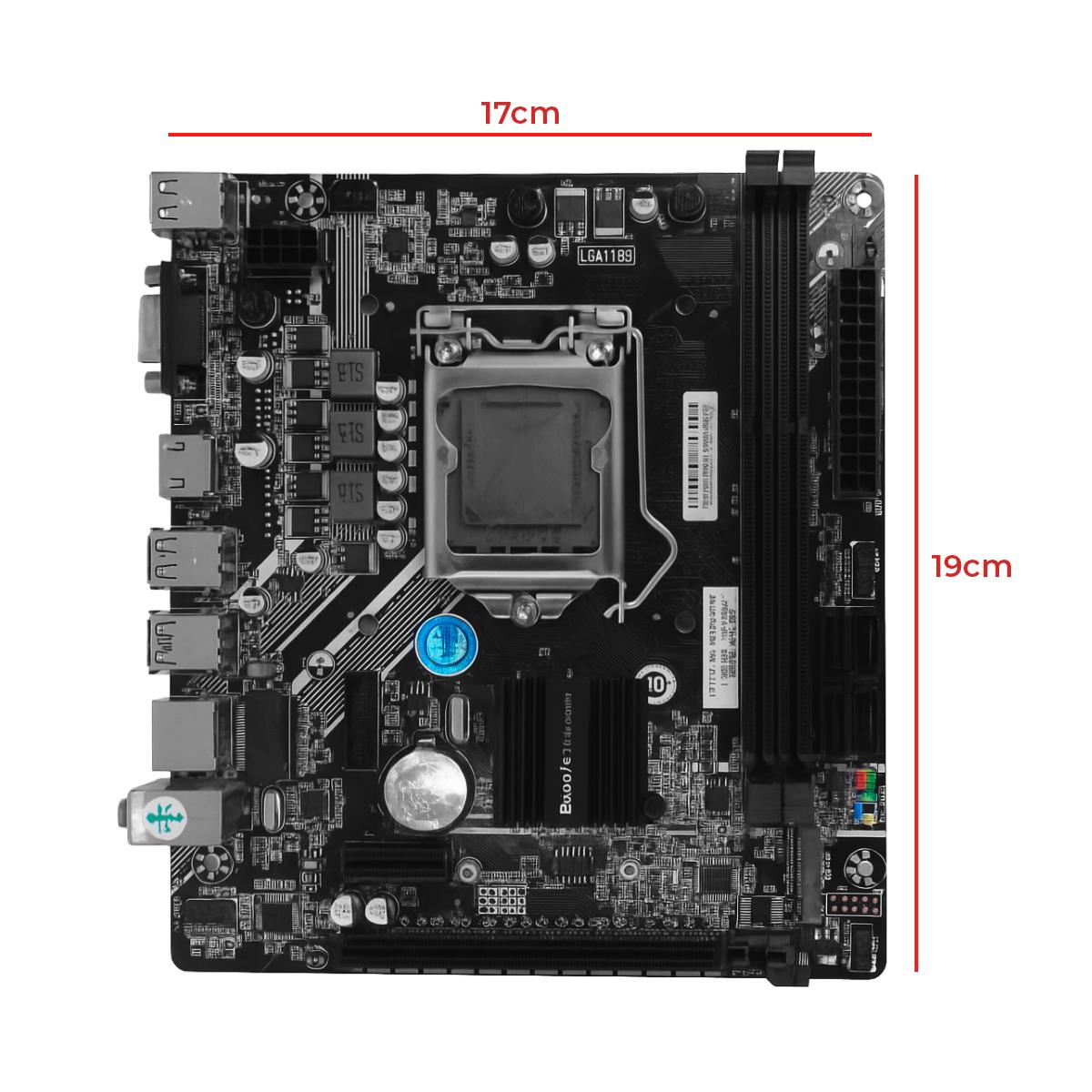 Placa Mãe Intel H81 LGA1150 DDR3 Kozz USB 3.2 SATA Para PC Desktop - H81DA