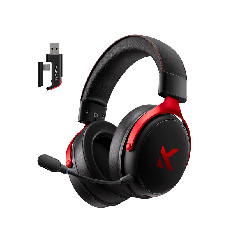 Headset Gamer Sem Fio MCHOSE V9 Pro 7.1 com Drivers de 53mm e 250 Horas de Bateria