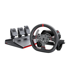 Kit Simulador de Corrida PXN V10Pro Base Servo Direct Drive 3,2Nm + Volante C Paddle Shift + Pedais Acelerador, Freio e Embreagem Hall Effect