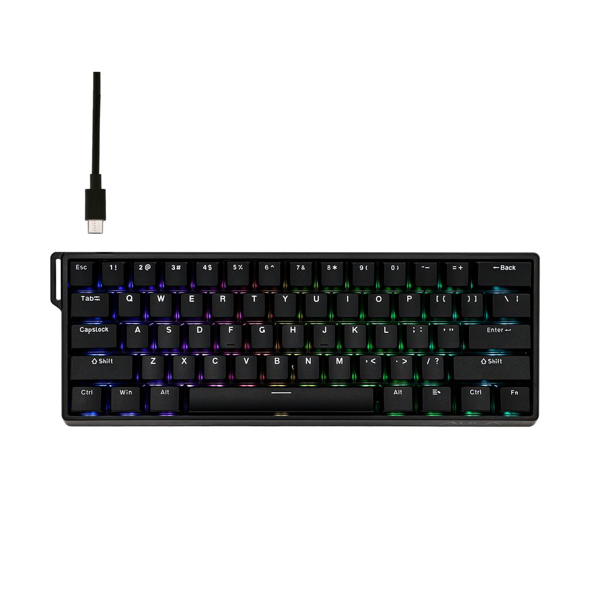 Teclado Gamer AULA WIN60 HE Mecânico Switch Magnético Hall Effect RGB