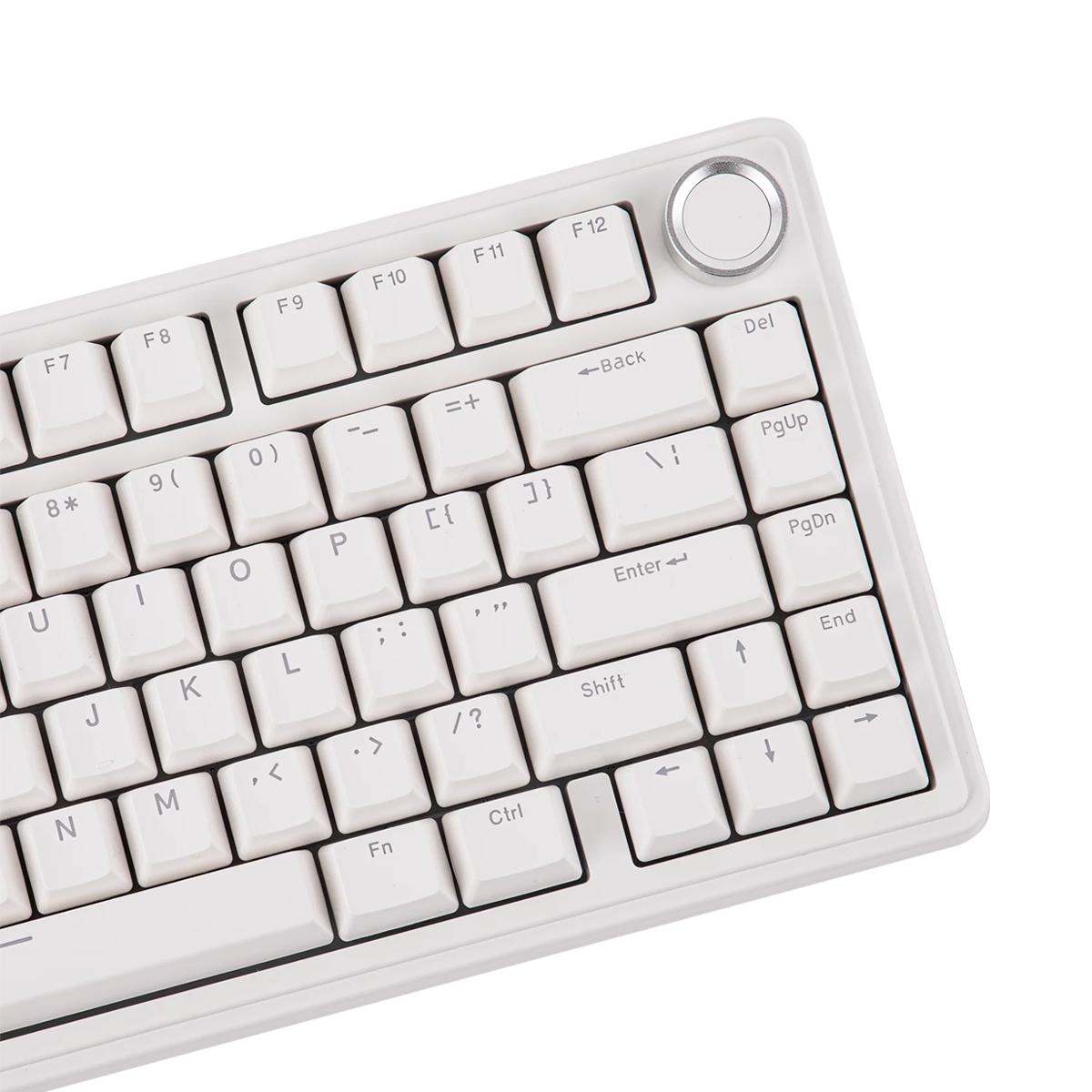 Teclado Mecânico Epomaker Aula F75 RGB Switches Red Hot Swap