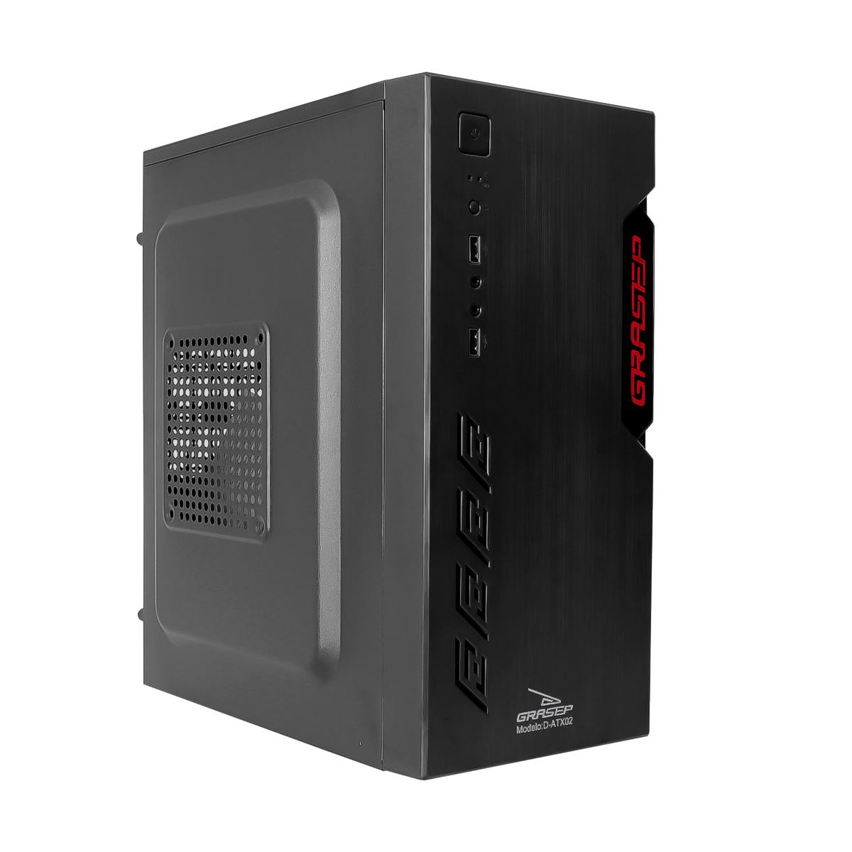 Gabinete PC Office Grasep Micro/Mini ATX Desktop Compacto com USB 2.0 - D-ATX02