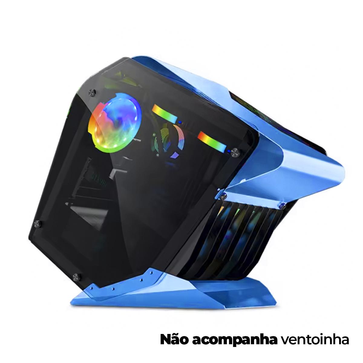 Gabinete Gamer DELTA Little Beats Micro-ATX / ITX com Vidro Temperado - DELTA-FAERIE-DRAGON-GM