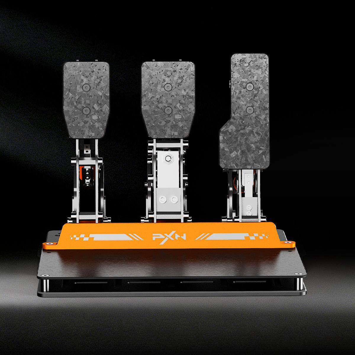 Kit PXN Simulador de Corrida Vector X Pedal Acelerador e Pedal Freio + Pedal Embreagem - KIT-PXN-PDLP-BT-PDLP-C — slide 1