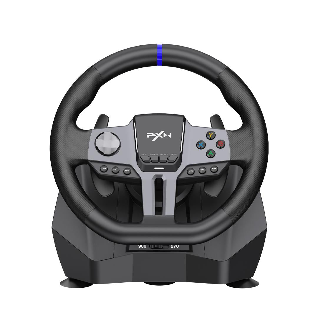 Kit Simulador de Corrida PXN-V9 Volante Vibração + Câmbio + Pedais Acelerador, Freio e Embreagem