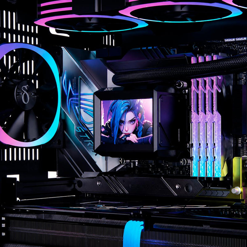 Water Cooler Lcd Rgb 360mm Silencioso Alta Performance 300W