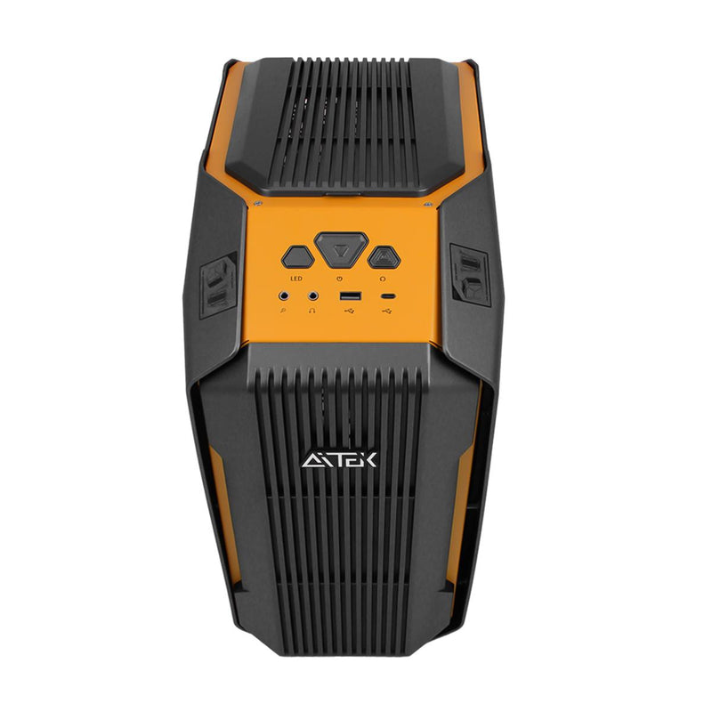 Gabinete Gamer Aitek USB-C e 3.0 Suporte M-ATX/ITX Water Cooler 240mm - DELTA-HYPERION-GM