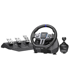 Kit Simulador de Corrida PXN-V9 Volante Vibração + Câmbio + Pedais Acelerador, Freio e Embreagem