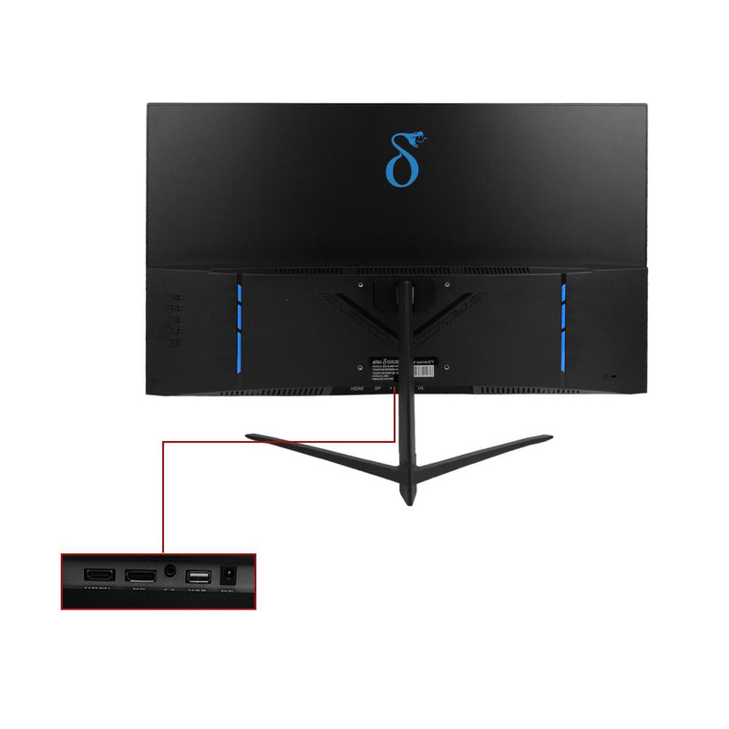 Monitor Gamer Curvo 27'' Full HD Aitek 180Hz 1ms com FreeSync HDMI e DisplayPort – DELTA-M2712AC
