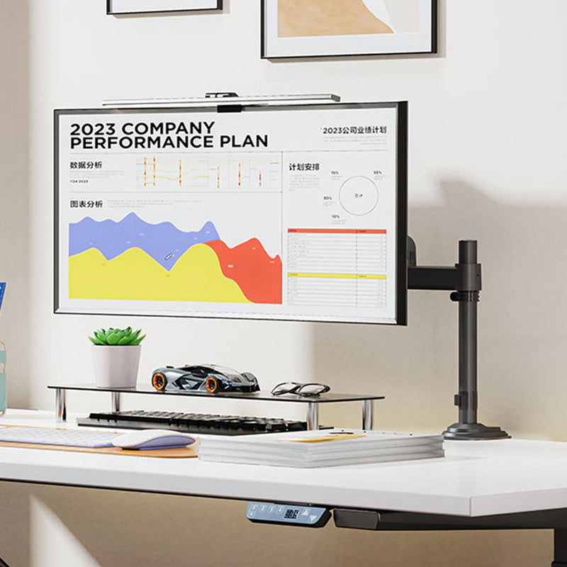 Suporte Articulado Ergonômico Para Monitor 17" a 30" Onistek Pistão a Gás Rotação e Ajuste de Altura - ON-F95
