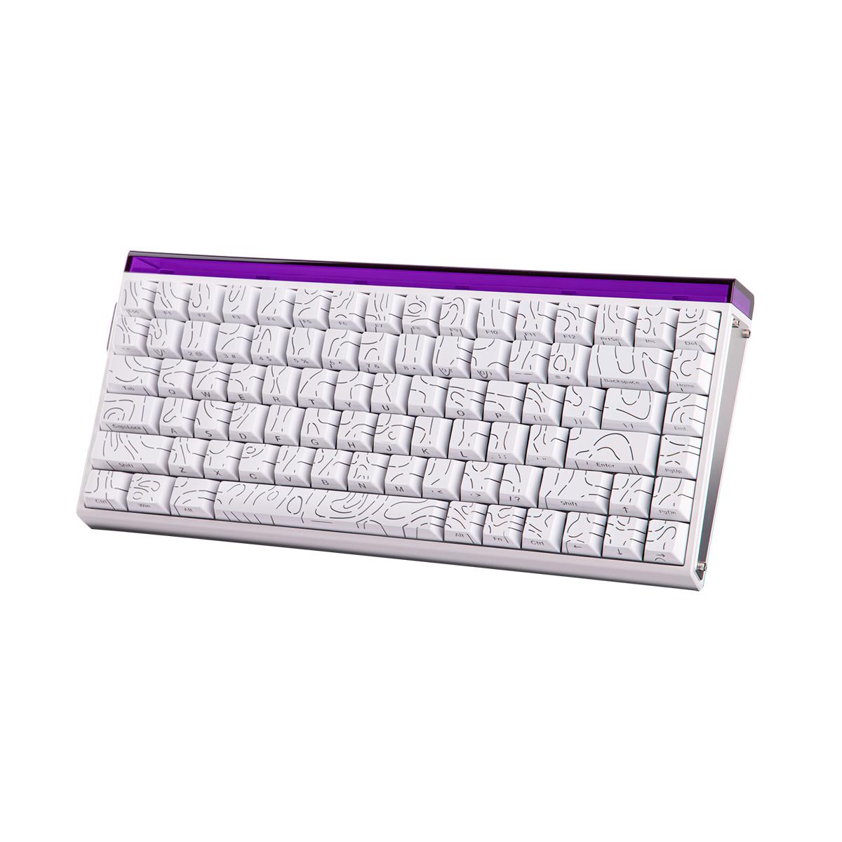 Teclado Mecânico AULA Hero 84 HE 75% RGB Isolamento Acústico