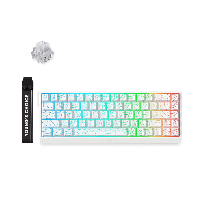 Kit Teclado MCHOSE Ace 68 RGB 128K + Mouse A7V2 Ultra 59g