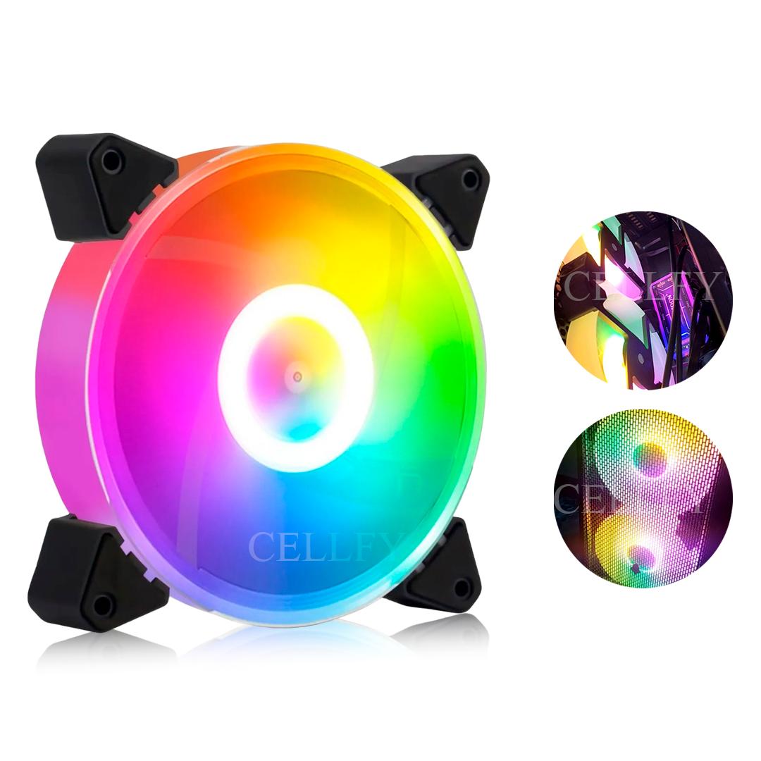 Cooler Fan Rgb 120mm Pc Gamer Fan Gabinete KP-VR306