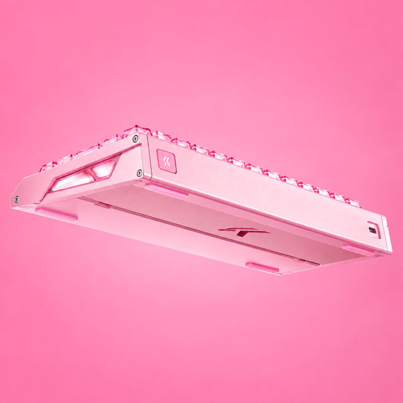 MCHOSE Ace 68 GT Crystal Pink Teclado Magnético Hall Effect 65% com Rapid Trigger