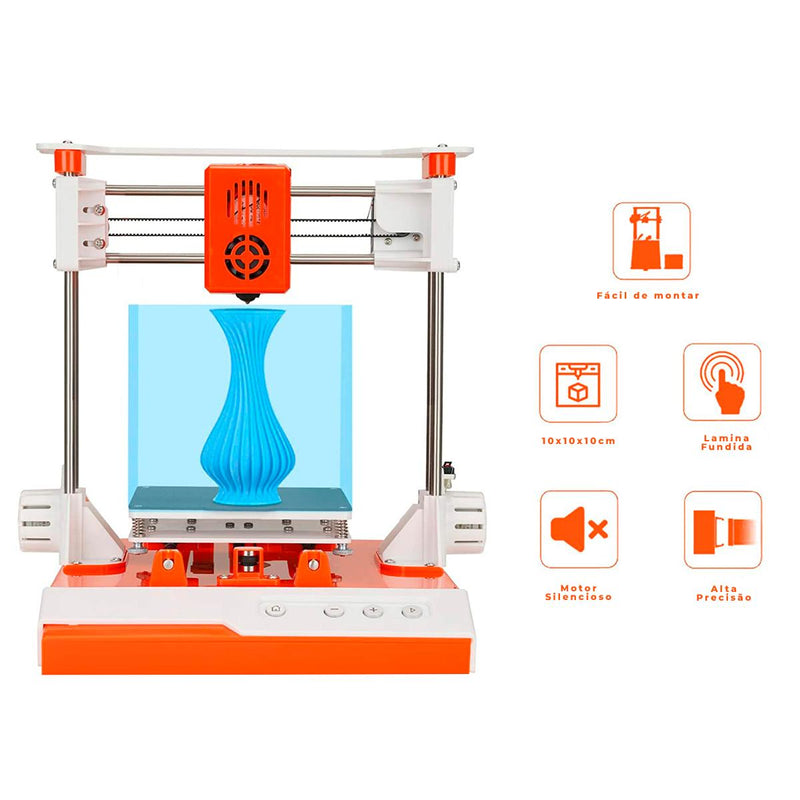 Impressora 3D Compacta Easythreed K1 12V Bivolt Alta Precisão - ED-K1