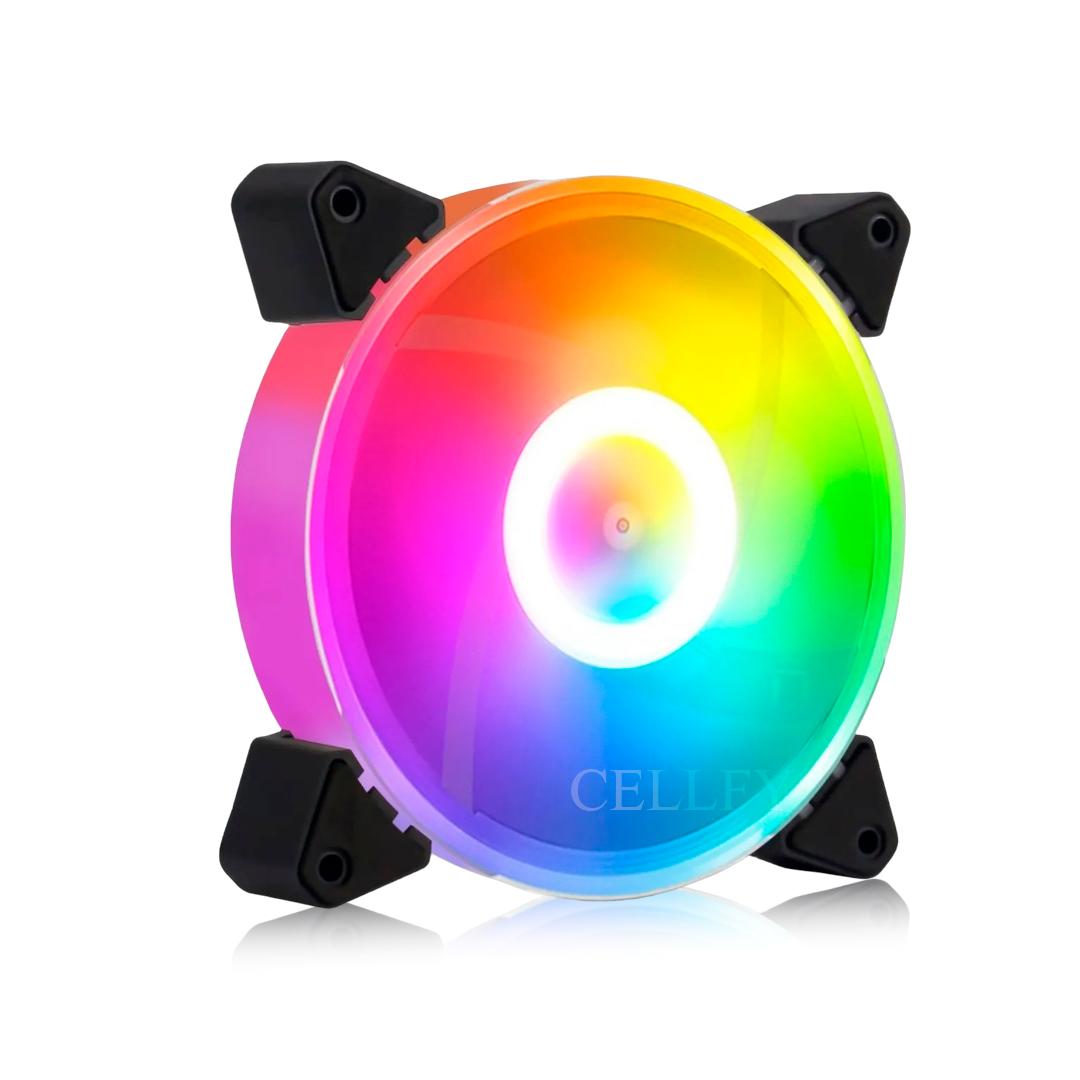 Cooler Fan Rgb 120mm Pc Gamer Fan Gabinete KP-VR306