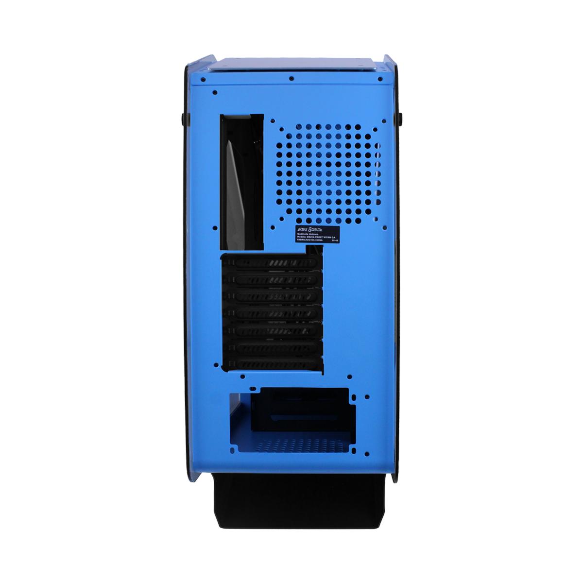 Gabinete Gamer Delta ATX com Vidro Temperado, Suporte RTX 4090 e Water Cooler 360mm - DELTA-FROST-WYRM-GA