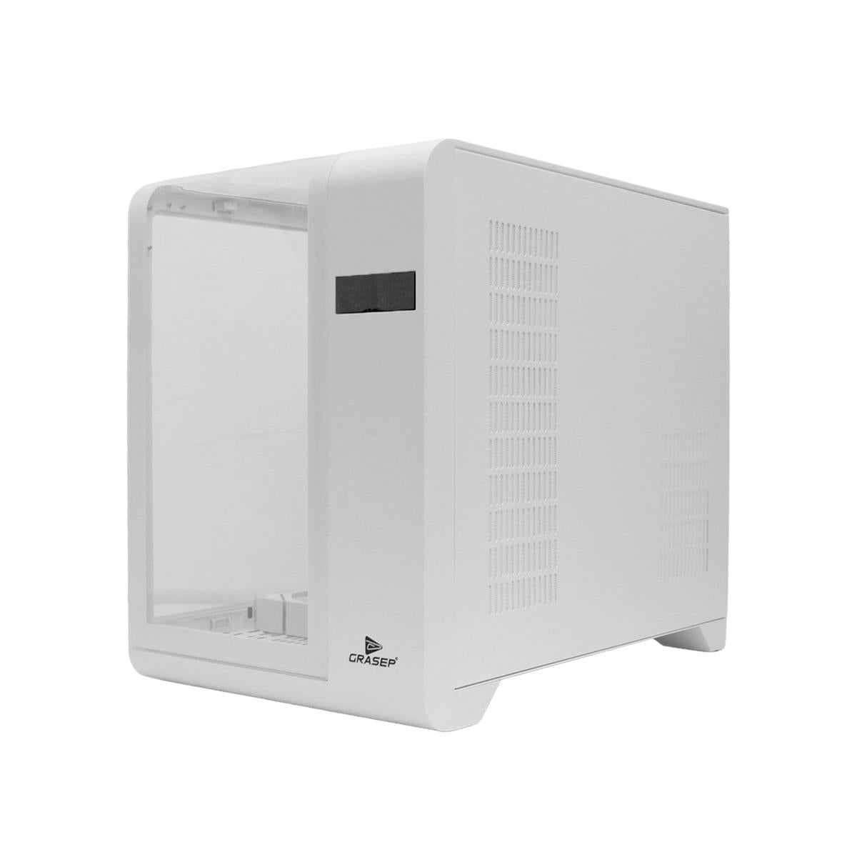 Gabinete Gamer Aquário Grasep Lateral Vidro Curvo 3 Fans USB 3.0 Type-C M-ATX - D-MATX04
