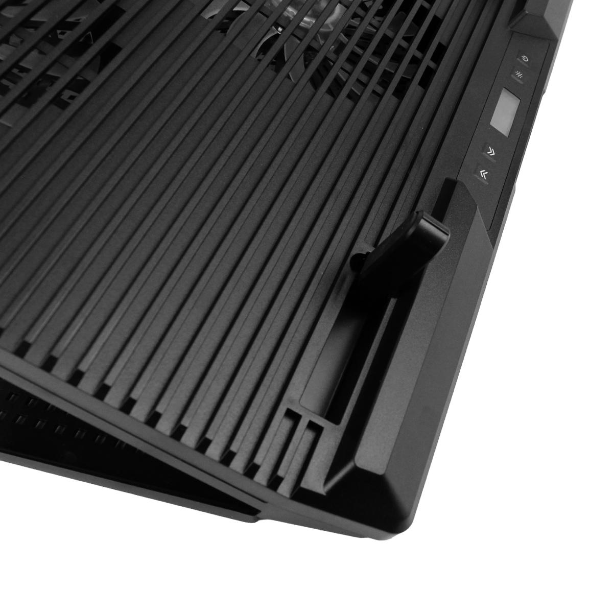 Base Ergonômica Notebook Aitek com 3 Coolers LED USB Alto Desempenho - DELTA-B3132G