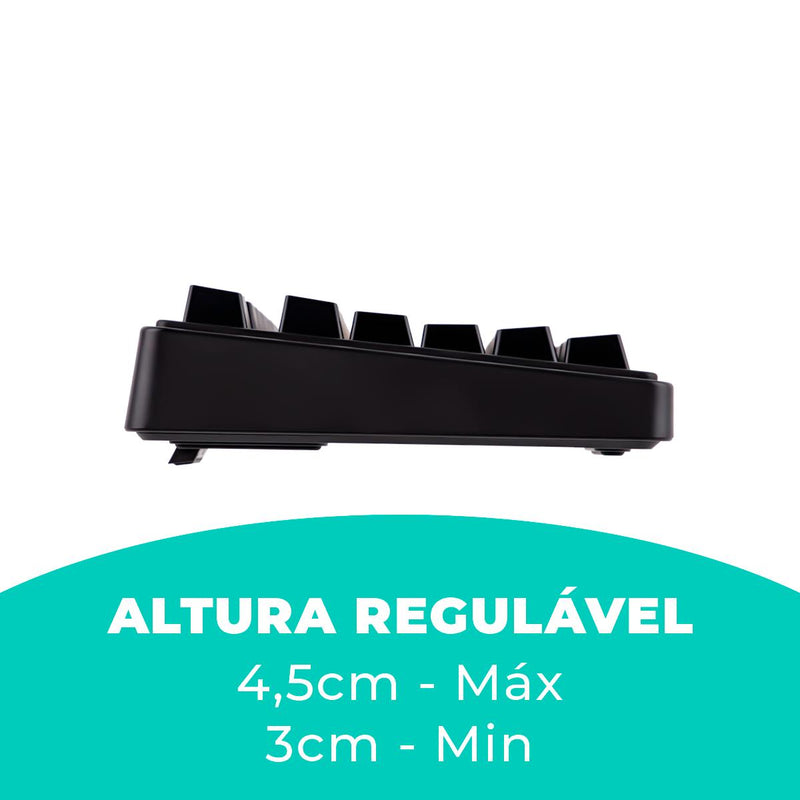 Teclado Mecânico AULA 75% Gasket Sem Fio com Hot-Swap Premium