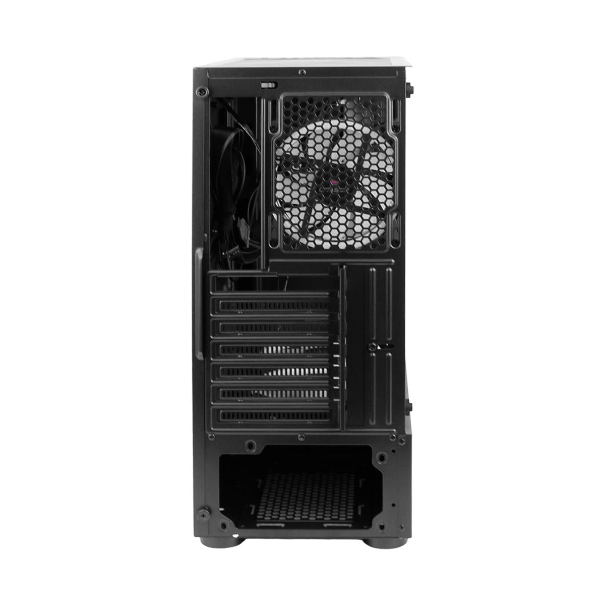 Gabinete Gamer Mid Tower Grasep 3 Fans RGB, Lateral Acrílico e HUB - D-ATX14