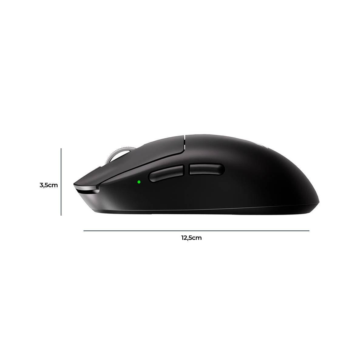 Mouse Gamer MCHOSE A7V2 Ultra Preto 59g Sensor PAW3950