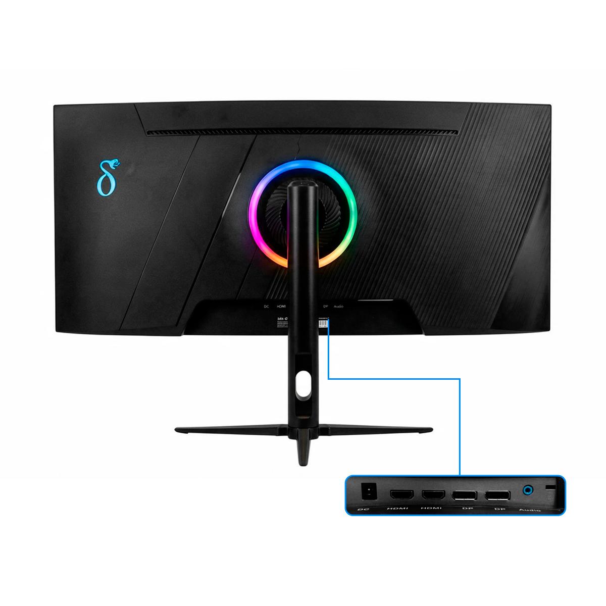 Monitor Gamer 34 Pol Curvo UltraWide 240Hz 1ms G-Sync FreeSync VESA